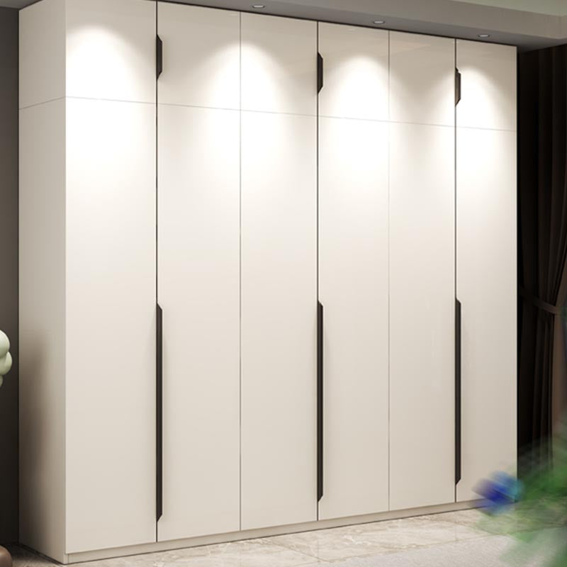 Manufactured Wood White Storage Cabinet Modern Style Cabinet for Bedroom