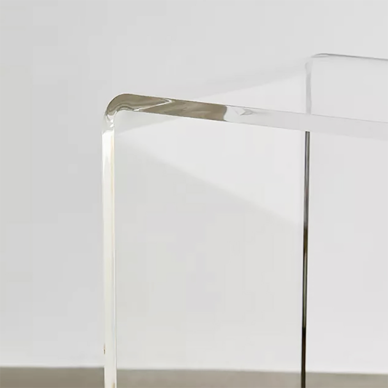 Home Rectangular Office Writing Desk Acrylic Modern Style Office Desk