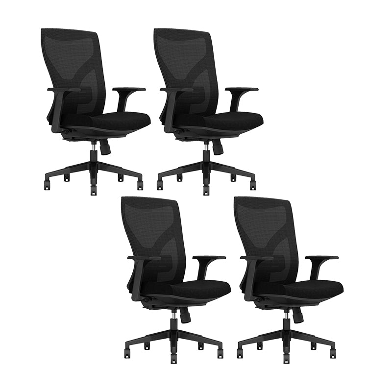 Contemporary Mid-Back Office Chair Adjustable Ergonomic Chair