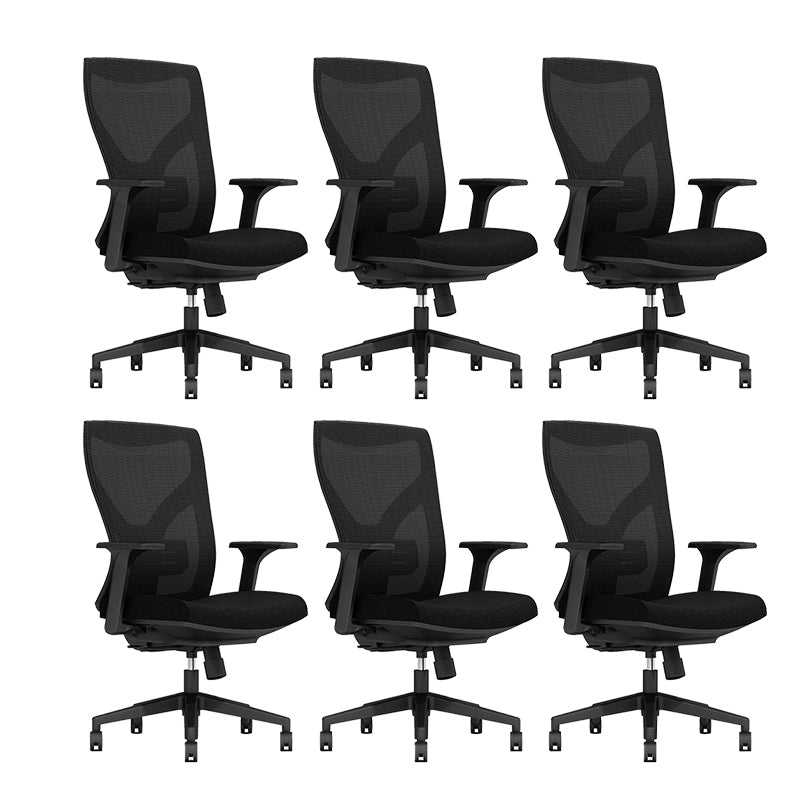 Contemporary Mid-Back Office Chair Adjustable Ergonomic Chair