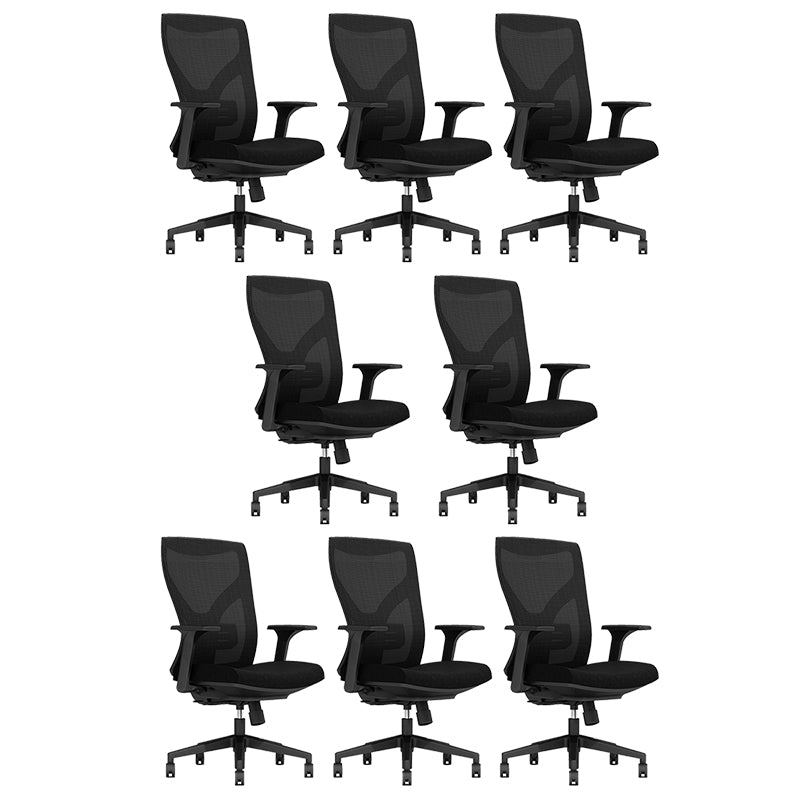 Contemporary Mid-Back Office Chair Adjustable Ergonomic Chair