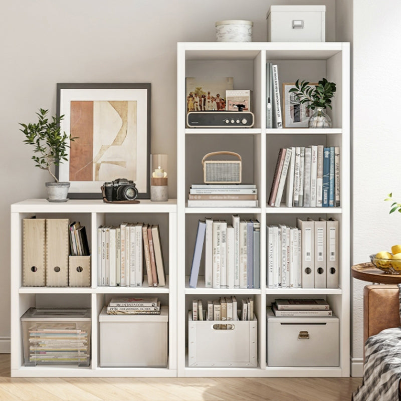 11.81" Wide Contemporary Wooden Bookshelf Cube Shelf Bookcase