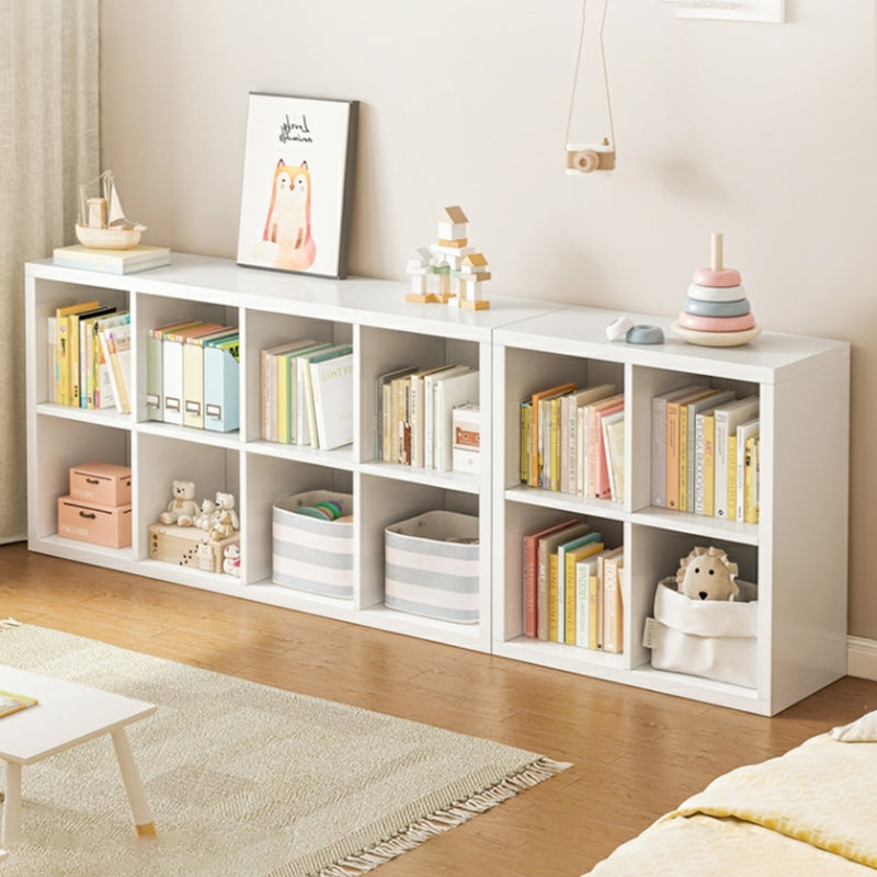 11.81" Wide Contemporary Wooden Bookshelf Cube Shelf Bookcase