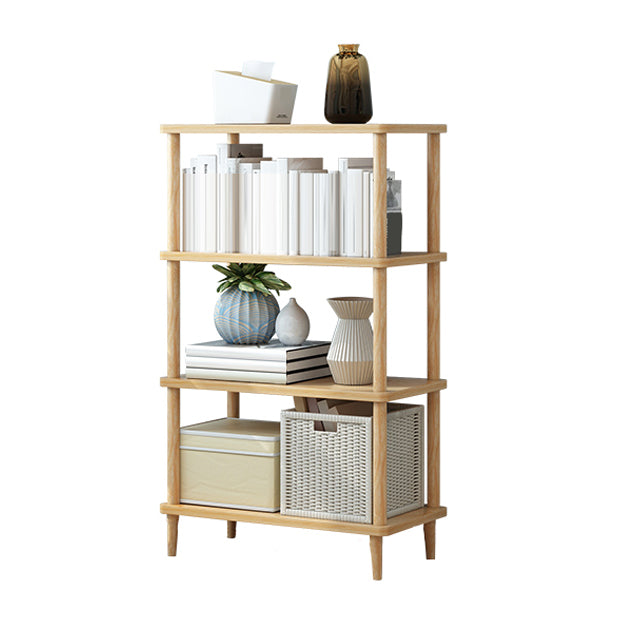 Modern Etagere Wooden Book Shelf Open Shelf Bookcase for Home