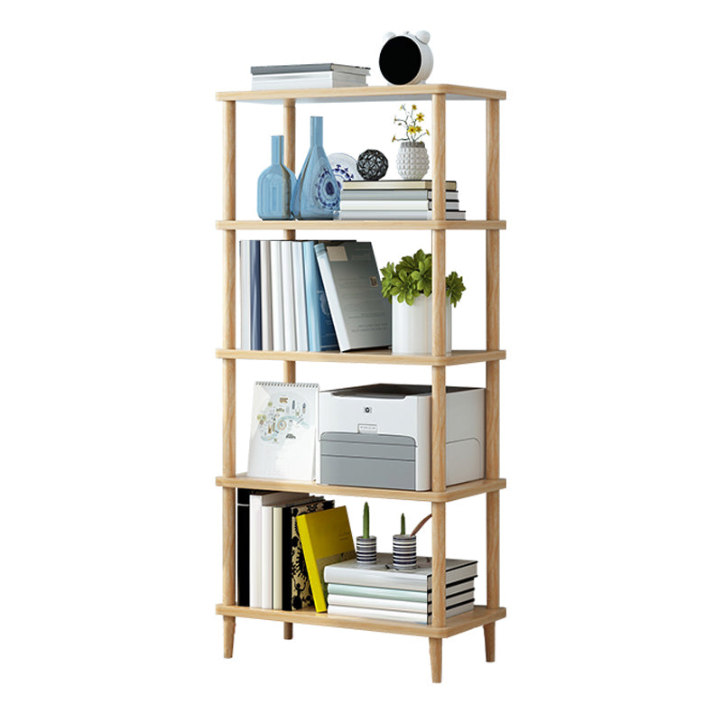 Modern Etagere Wooden Book Shelf Open Shelf Bookcase for Home