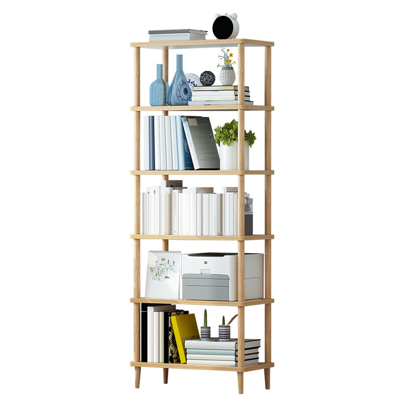 Modern Etagere Wooden Book Shelf Open Shelf Bookcase for Home