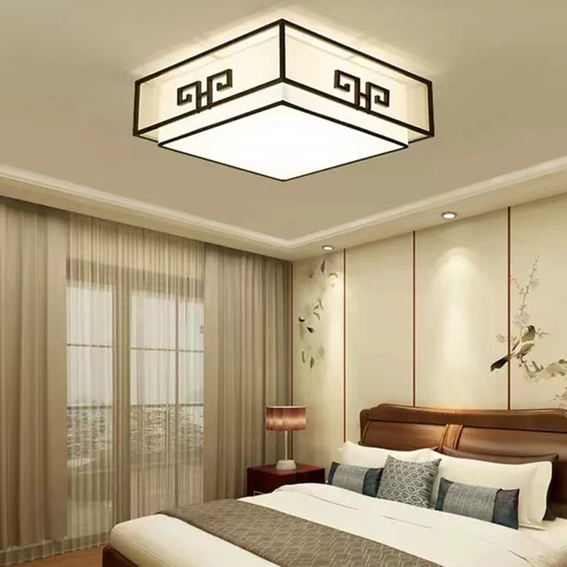 New Chinese Style Ceiling Light Geometry Shape Ceiling Lamp for Living Room