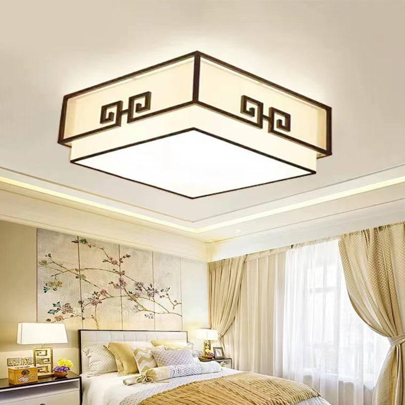 New Chinese Style Ceiling Light Geometry Shape Ceiling Lamp for Living Room