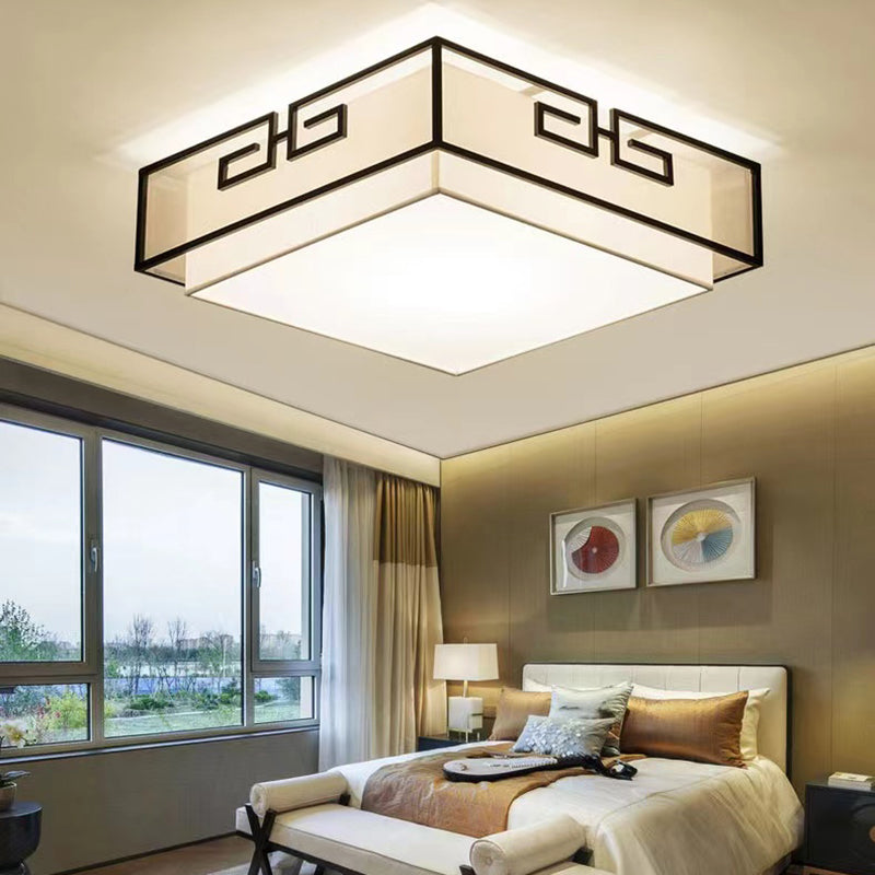 New Chinese Style Ceiling Light Geometry Shape Ceiling Lamp for Living Room