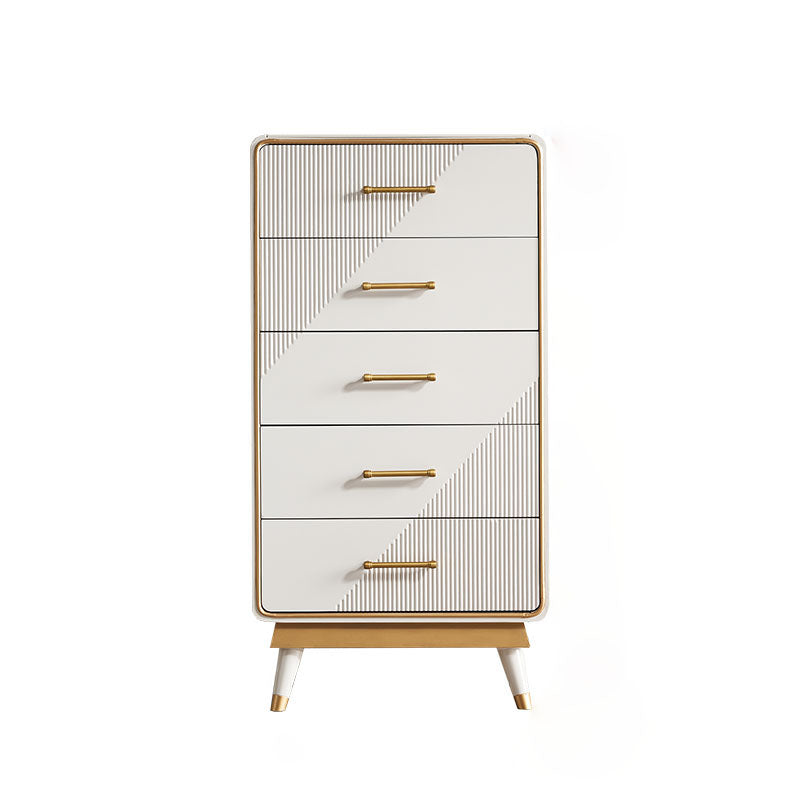 Glam Storage Chest Dresser Stone Storage Chest with 3/5/6 Drawers