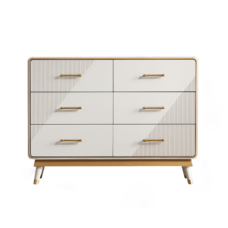 Glam Storage Chest Dresser Stone Storage Chest with 3/5/6 Drawers