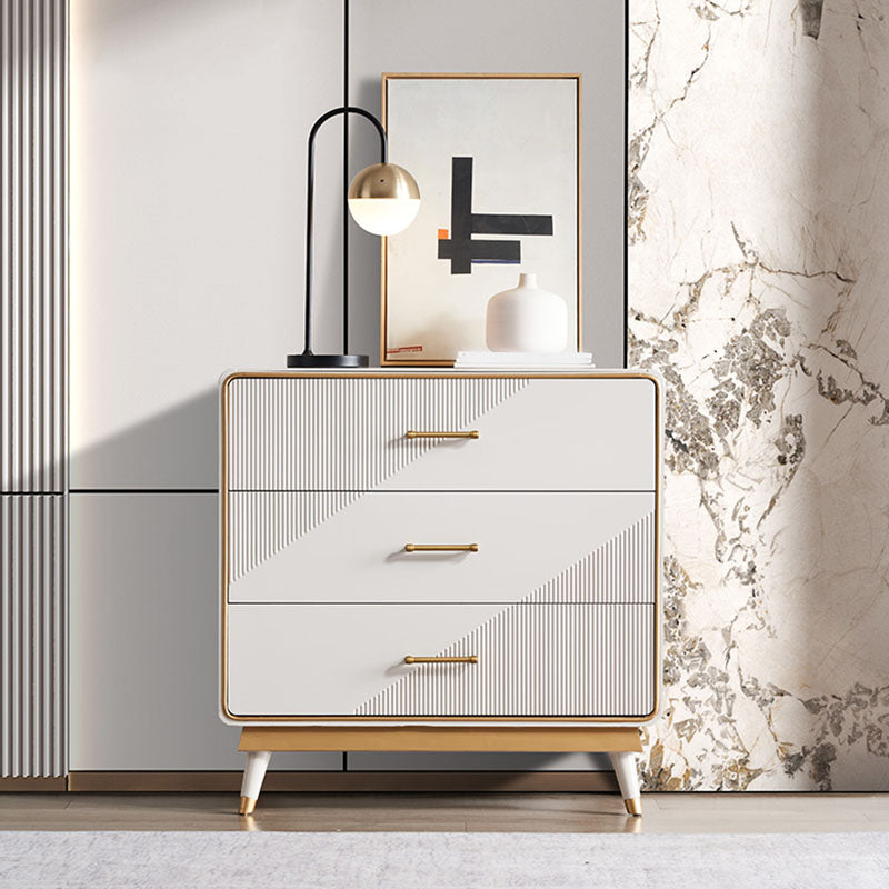 Glam Storage Chest Dresser Stone Storage Chest with 3/5/6 Drawers