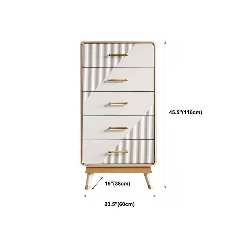 Glam Storage Chest Dresser Stone Storage Chest with 3/5/6 Drawers
