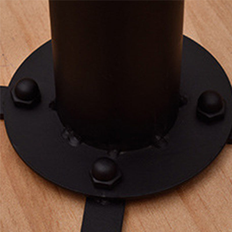 Modern Pub Table Round Bar Height Solid Wood Bar Table for Indoor