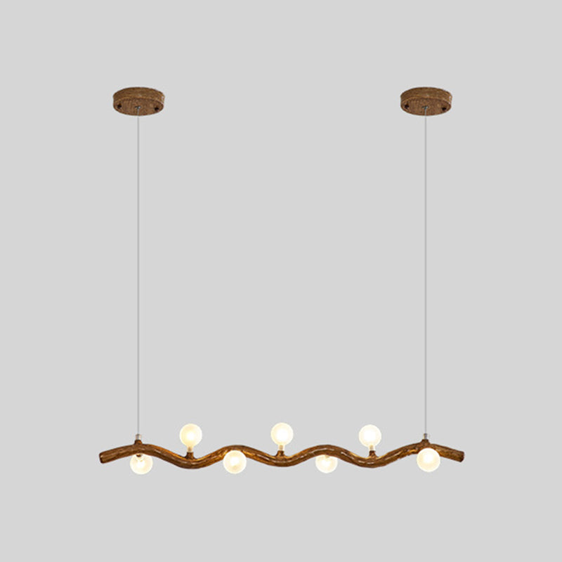 Modern Style Hanging Island Light Creative Hanging Lighting Fixture for Dining Room
