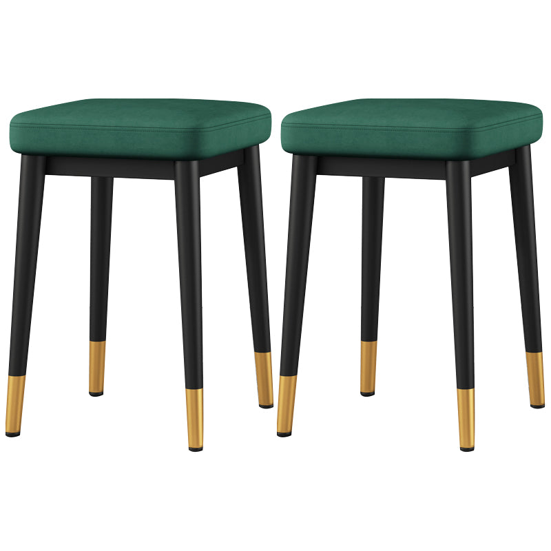 Cotton Blend Square Ottoman Whole Colored Fade Resistant Glam Cube Ottoman