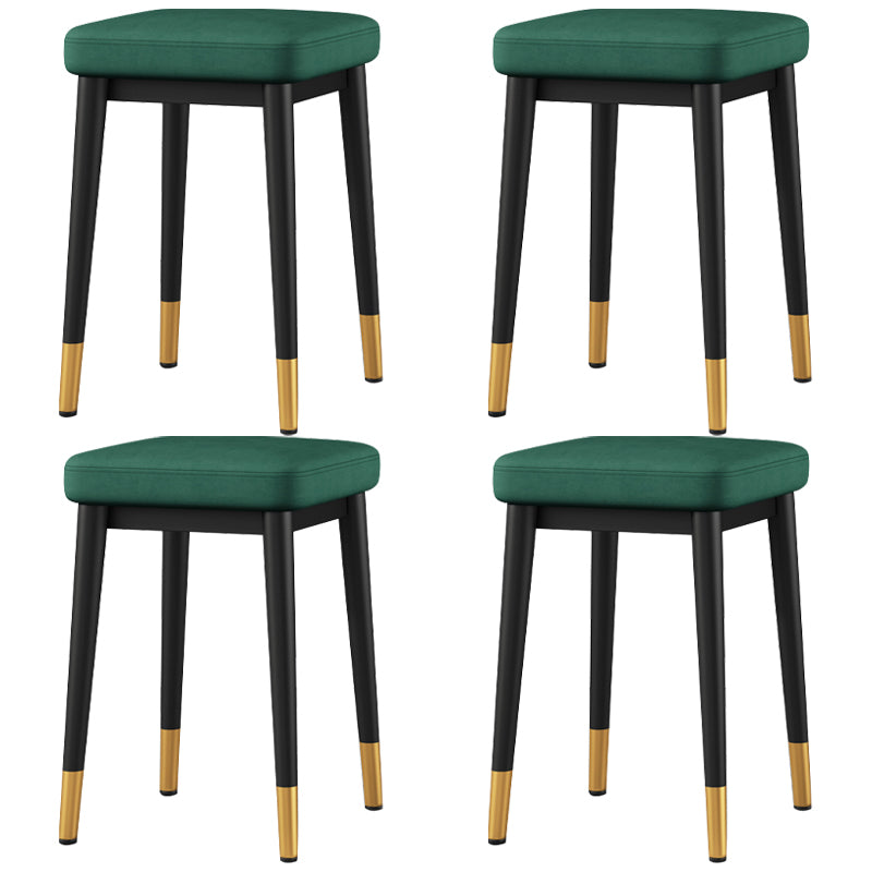 Cotton Blend Square Ottoman Whole Colored Fade Resistant Glam Cube Ottoman