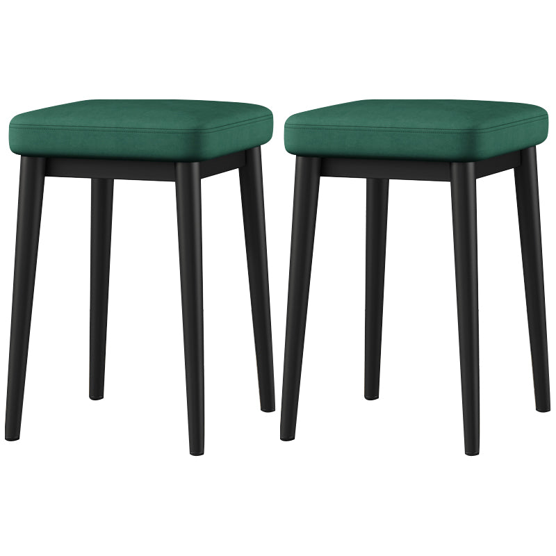 Cotton Blend Square Ottoman Whole Colored Fade Resistant Glam Cube Ottoman