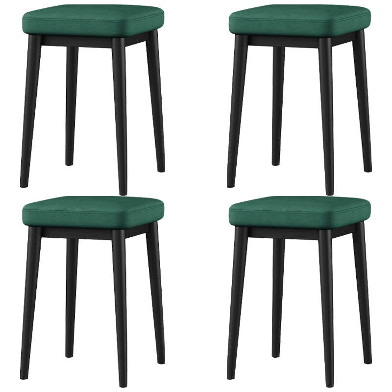 Cotton Blend Square Ottoman Whole Colored Fade Resistant Glam Cube Ottoman