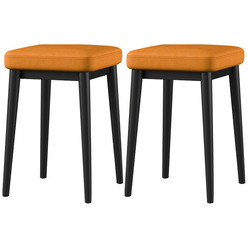 Cotton Blend Square Ottoman Whole Colored Fade Resistant Glam Cube Ottoman