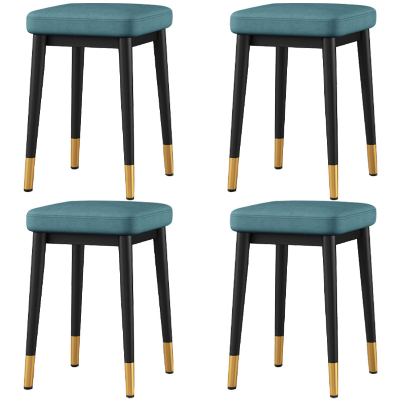 Cotton Blend Square Ottoman Whole Colored Fade Resistant Glam Cube Ottoman