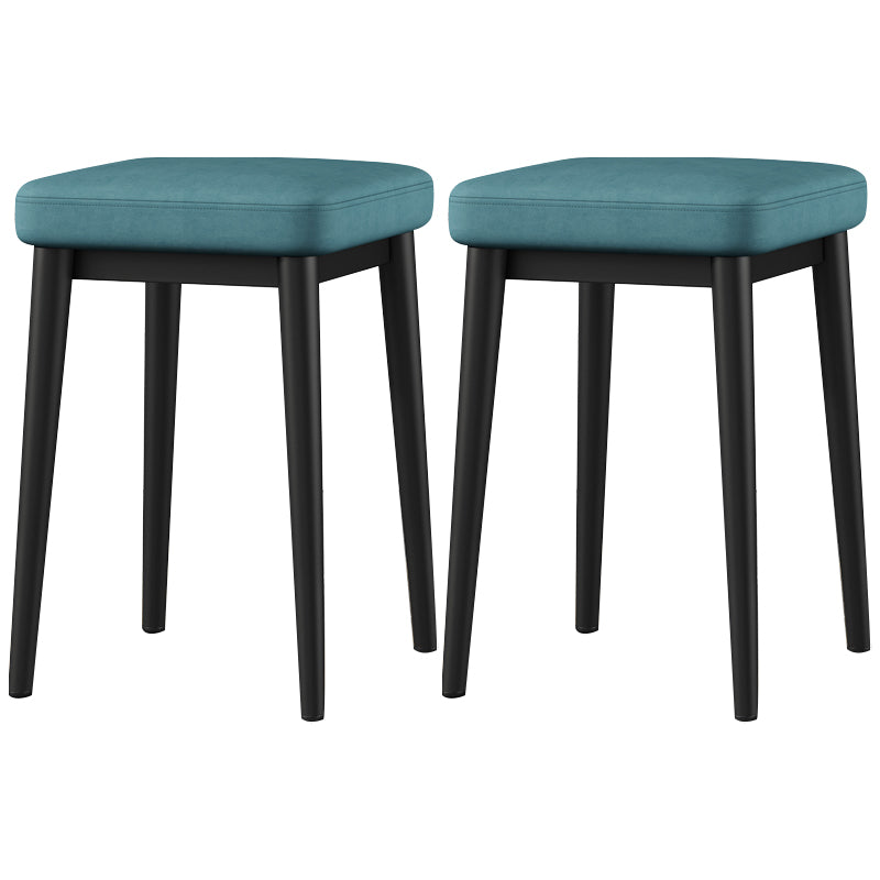 Cotton Blend Square Ottoman Whole Colored Fade Resistant Glam Cube Ottoman