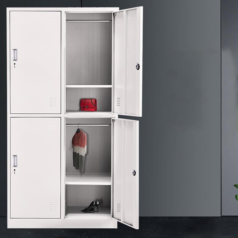 Contemporary Style Wardrobe Steel Home Wardrobe Closet,35.43" D x 16.54" W x 70.87" H