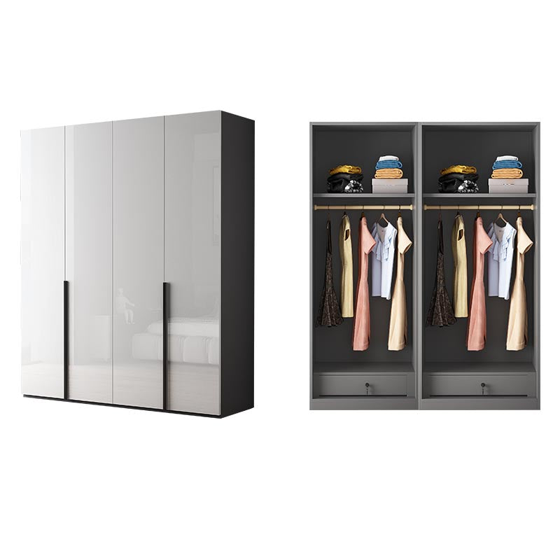 Modern Wooden Wardrobe Soft Close Drawer Wardrobe Closet for Bedroom