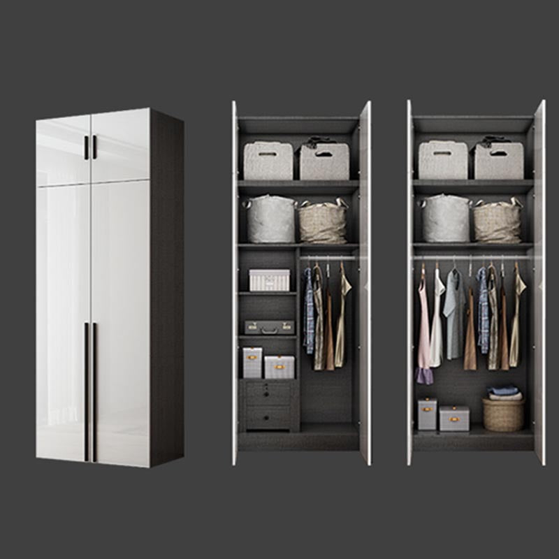 Modern Style Wooden Wardrobe White Colour Wardrobe Closet for Bedroom