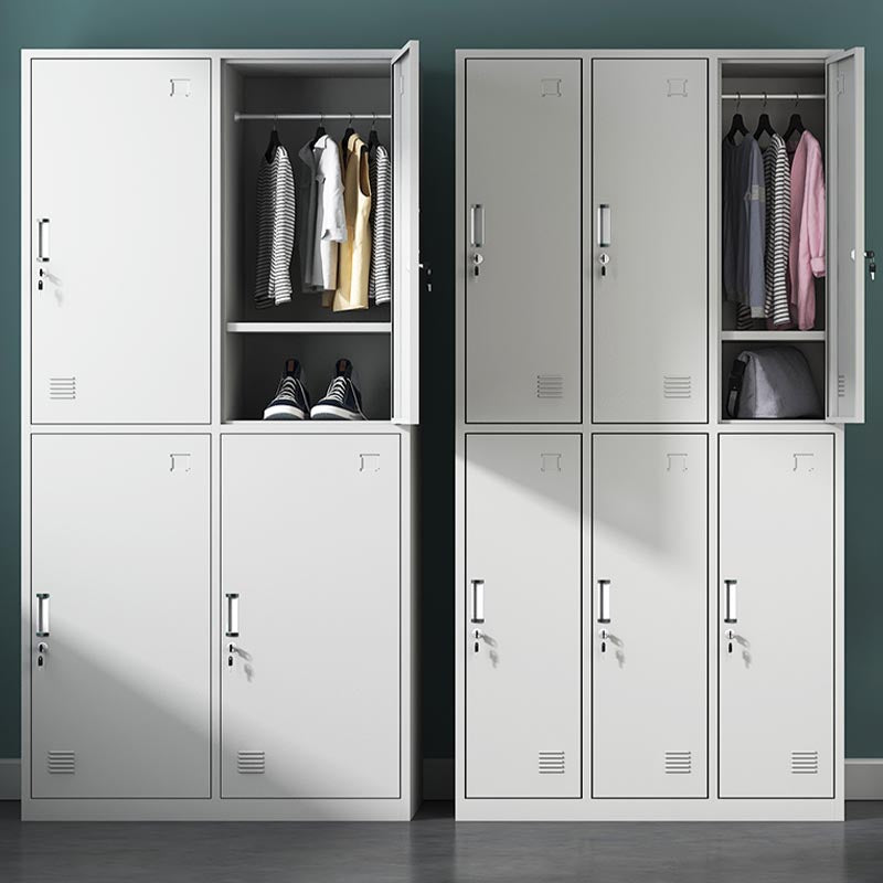 Contemporary Hinged Wardrobe Cabinet Steel Wardrobe Armoire for Home