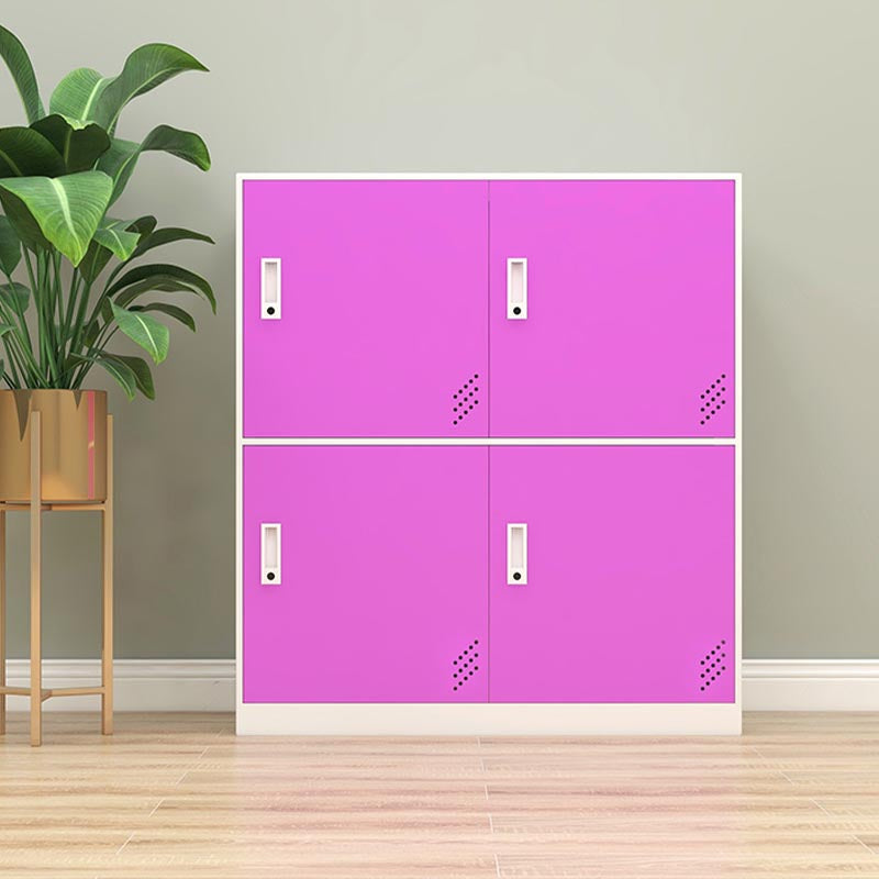 Metal Matte Finish Non-Hanging Cabinet Modern Storage Cabinet with Hinged Doors