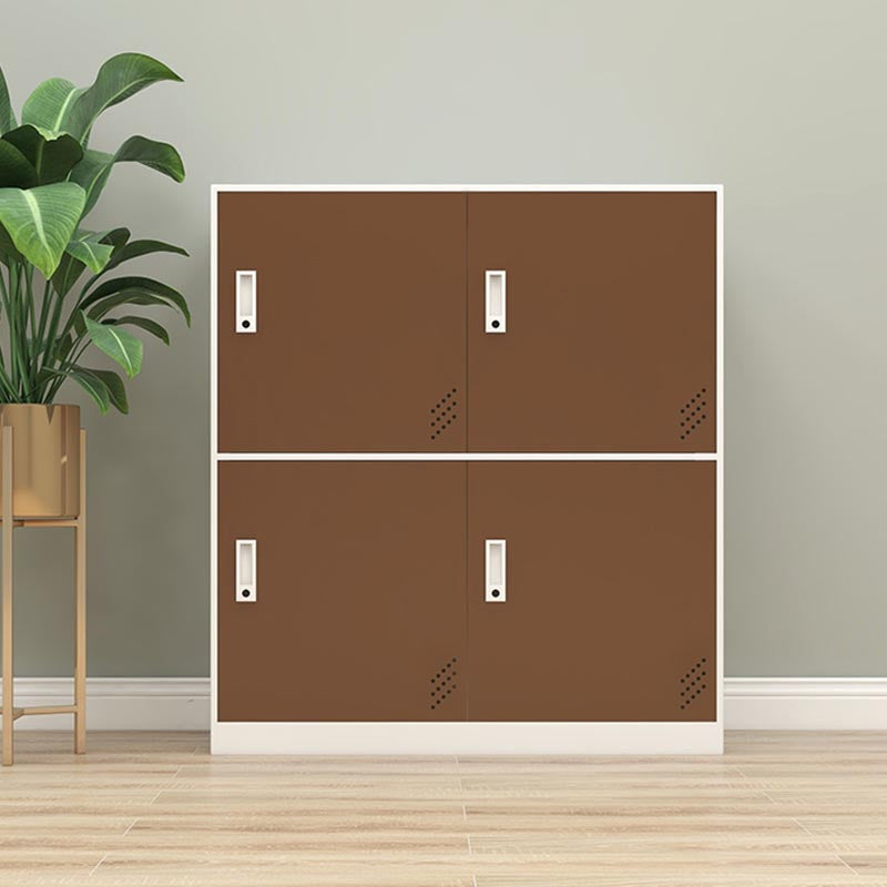 Metal Matte Finish Non-Hanging Cabinet Modern Storage Cabinet with Hinged Doors