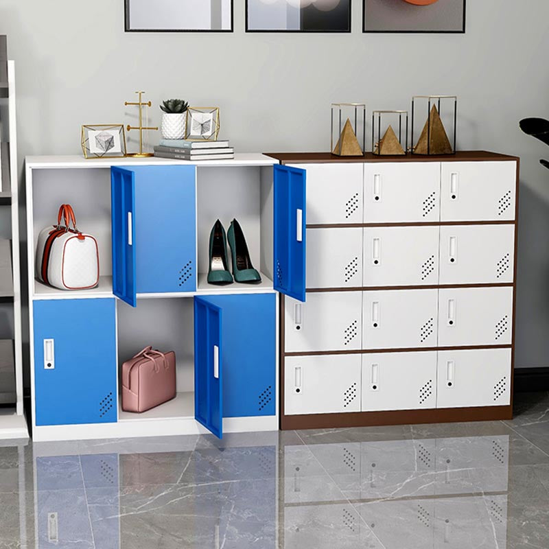 Metal Matte Finish Non-Hanging Cabinet Modern Storage Cabinet with Hinged Doors