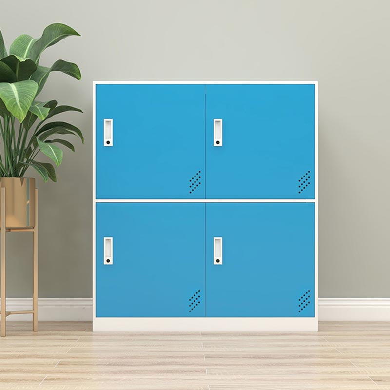 Metal Matte Finish Non-Hanging Cabinet Modern Storage Cabinet with Hinged Doors