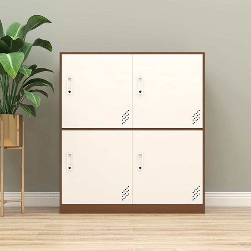 Metal Matte Finish Non-Hanging Cabinet Modern Storage Cabinet with Hinged Doors
