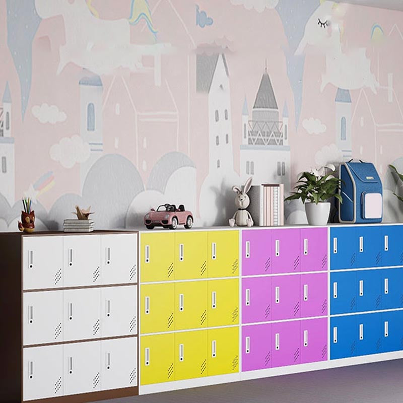 Metal Matte Finish Non-Hanging Cabinet Modern Storage Cabinet with Hinged Doors