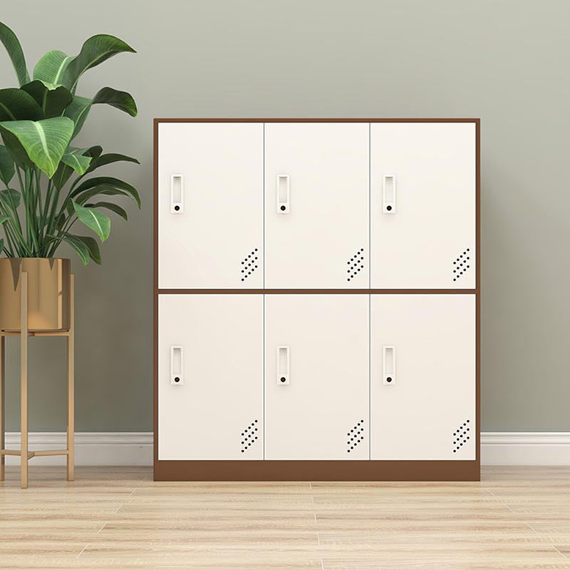 Metal Matte Finish Non-Hanging Cabinet Modern Storage Cabinet with Hinged Doors