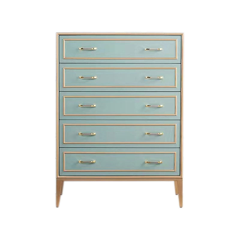 Glam Dresser Manufactured Wood Storage Chest Dresser with 5/7 Drawers