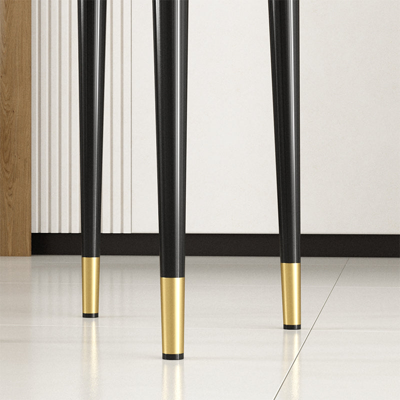 Modern Tear Resistant Pouf Circle Shape Dark Green Velvet Ottoman