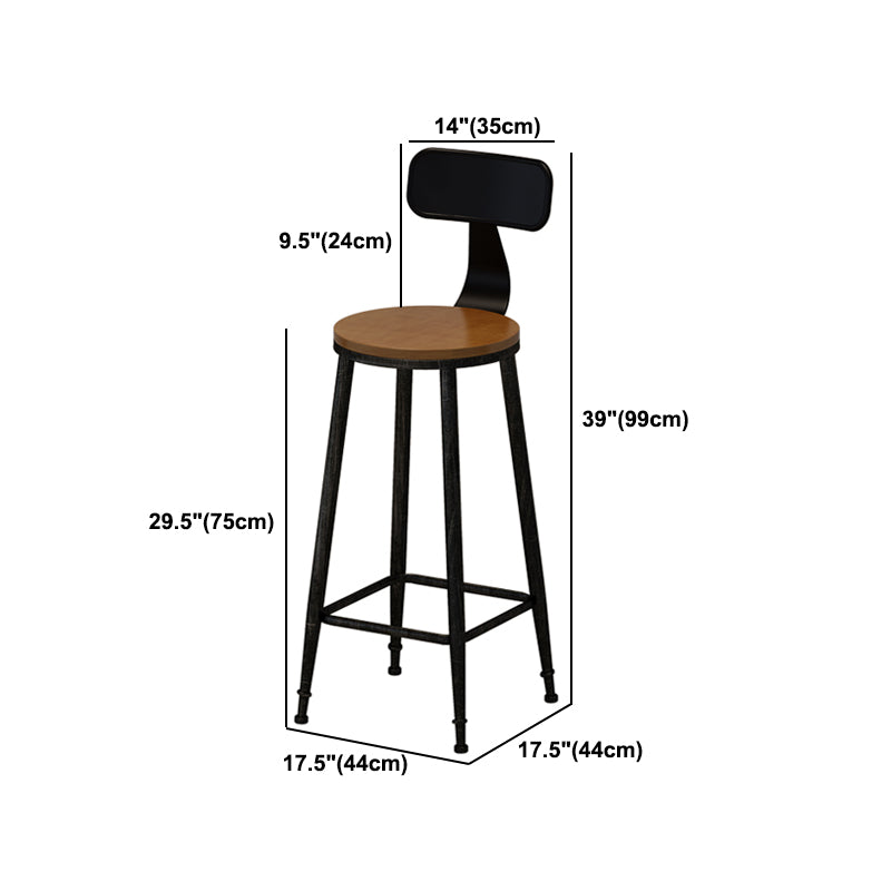 Modern Solid Wood Counter Height Set 1/2/4/7 Pieces Indoor Natural Counter Set