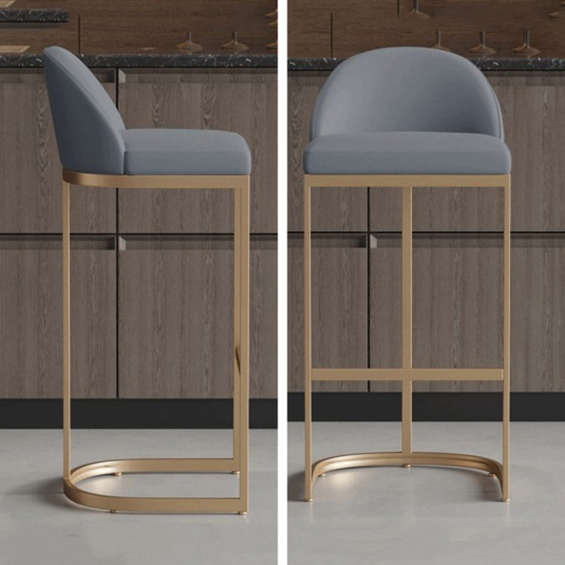 Glam Bar Table Set 1/2/5 Pieces Rectangle Bar Table with Metal High Stools for Kitchen