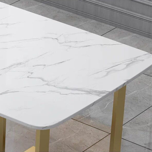 Contemporary Style Rectangle Table Set 1/2/7 Pieces Dining Set for Home