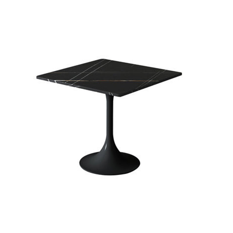 Modern Style Sintered Stone Dining Set Round 1/2/5 Pieces Dining Set for Home Use