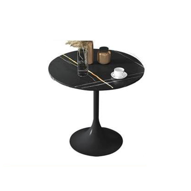 Modern Style Sintered Stone Dining Set Round 1/2/5 Pieces Dining Set for Home Use