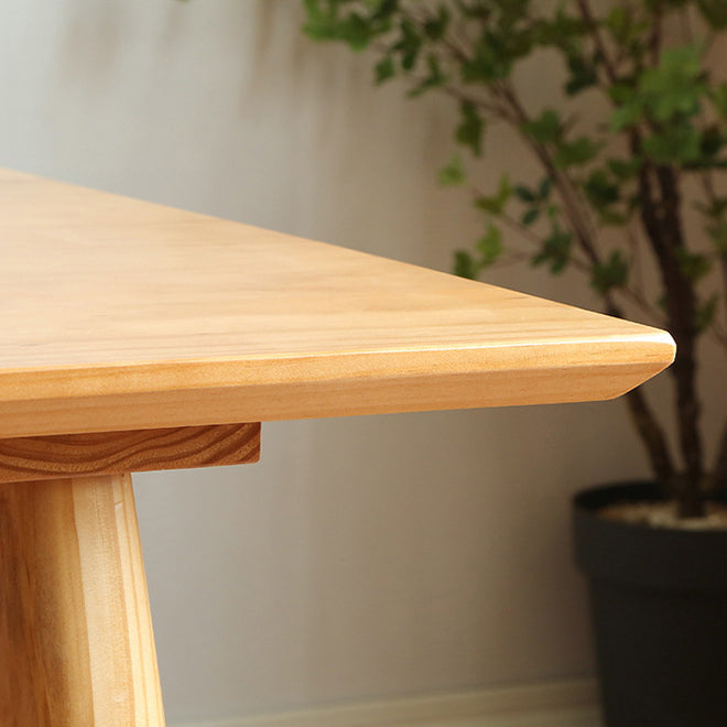 Traditional Rectangle Wood Table Set 1/2/5 Pieces Dining Set for Home