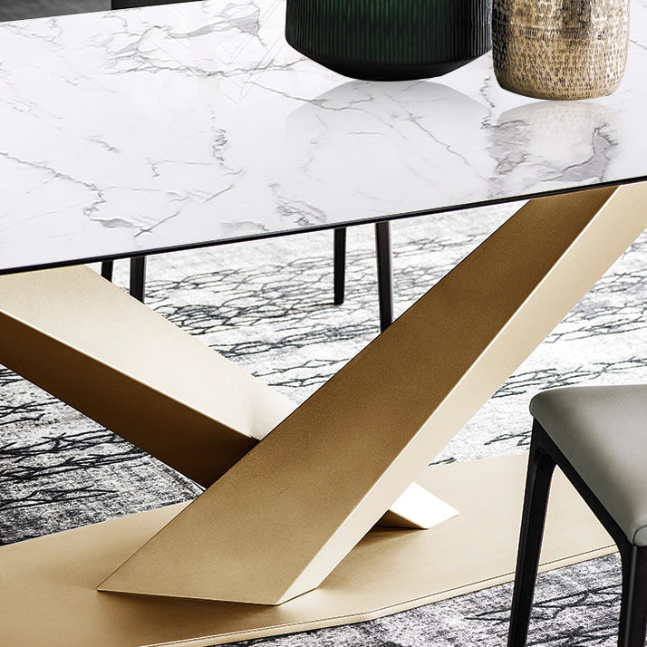 Contemporary Style Rectangle Table Set 1/5/6 Pieces Dining Set for Home