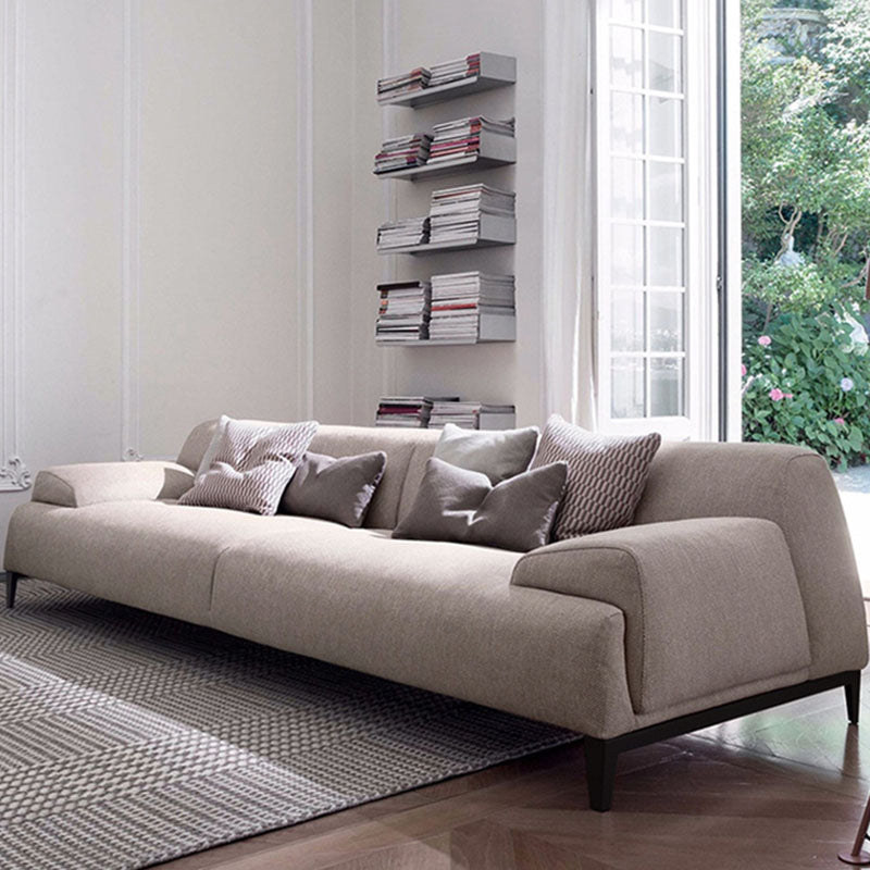 Tight Back Recessed Arm Sofa for Apartment and Living Room,86.61" L