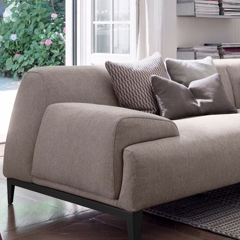 Tight Back Recessed Arm Sofa for Apartment and Living Room,86.61" L