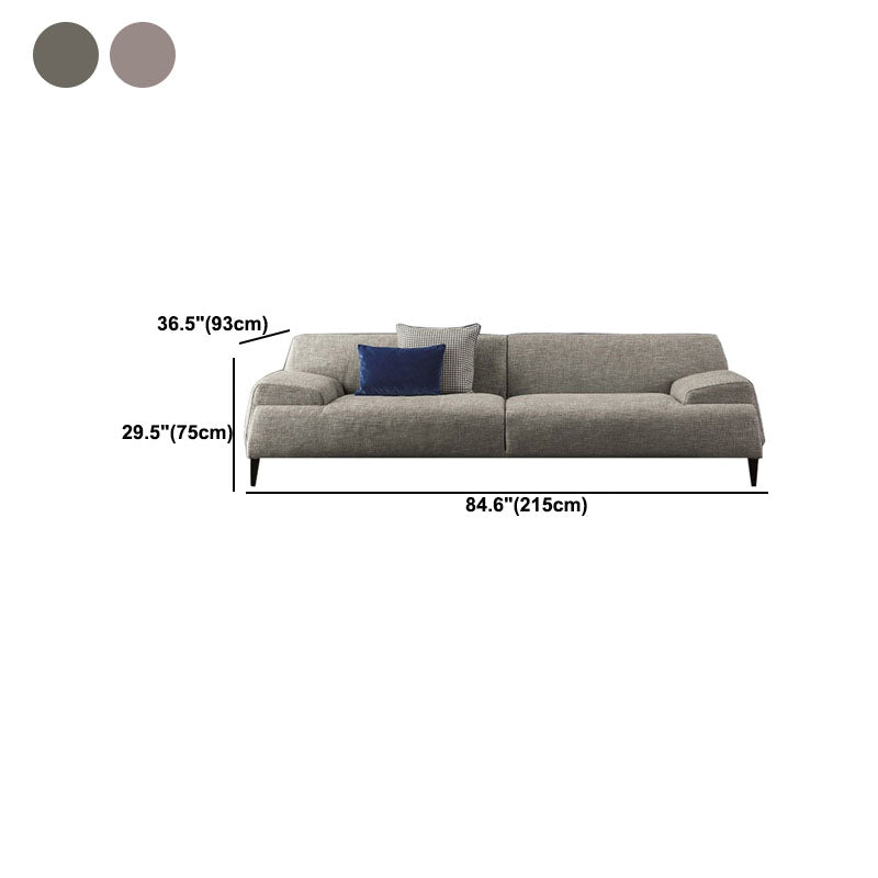 Tight Back Recessed Arm Sofa for Apartment and Living Room,86.61" L