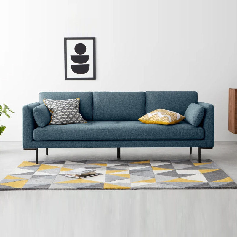 Linen 3-seater Sofa with Square Arm 82.68" Long * 34.65" Wide